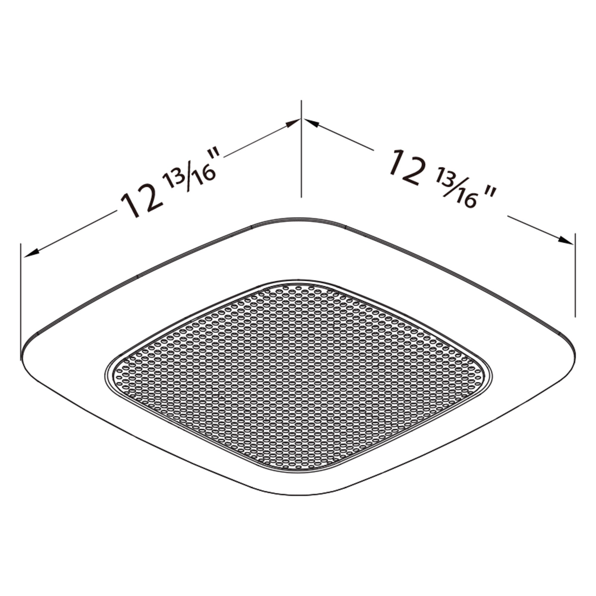 Delta Breez 110 CFM Ceiling Exhaust Fan with Bluetooth Stereo Speaker (Open Box) - VMInnovations