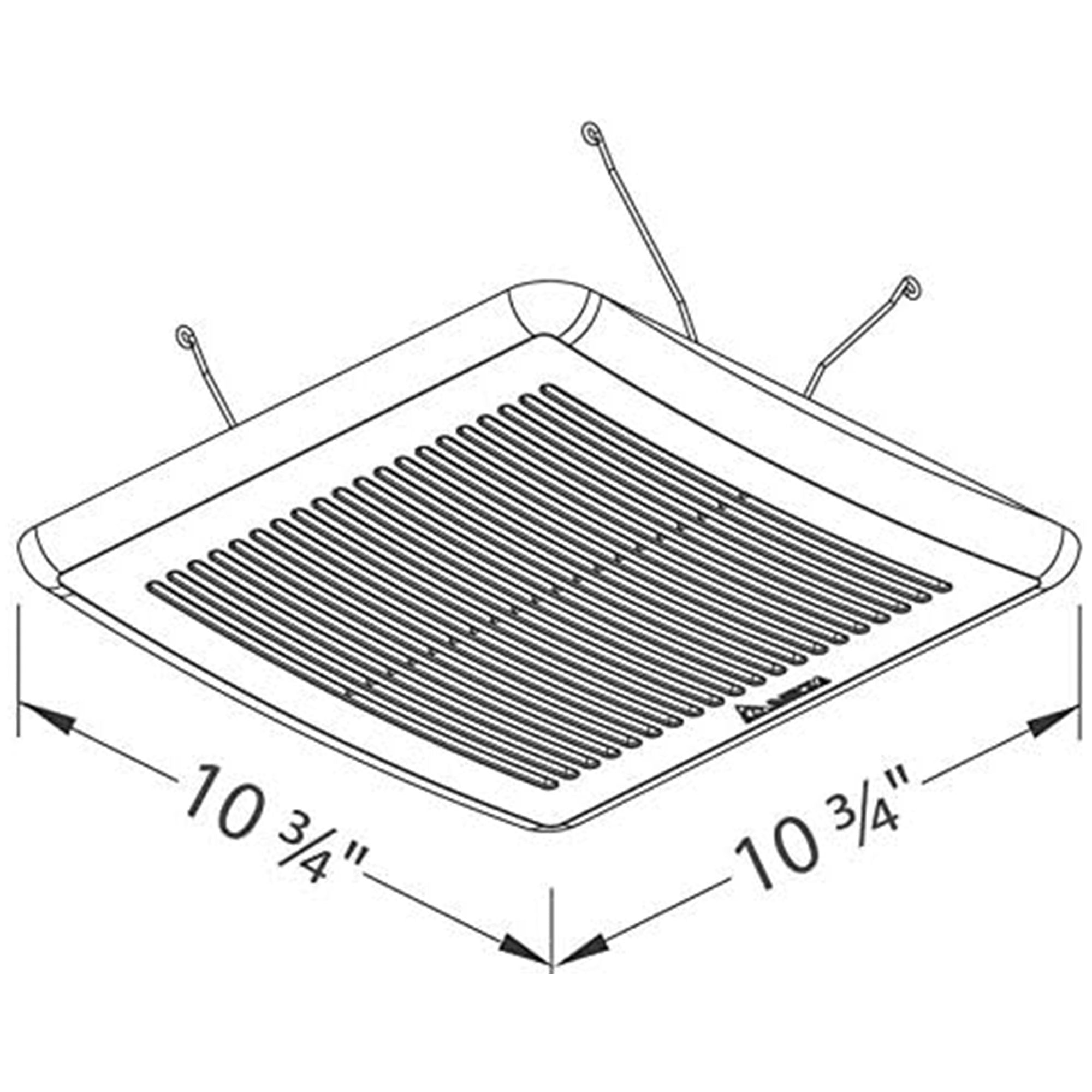 Delta Breez Bath Exhaust Fan w/ Adjustable High Speeds, 80 or 110 CFM (Open Box) - VMInnovations