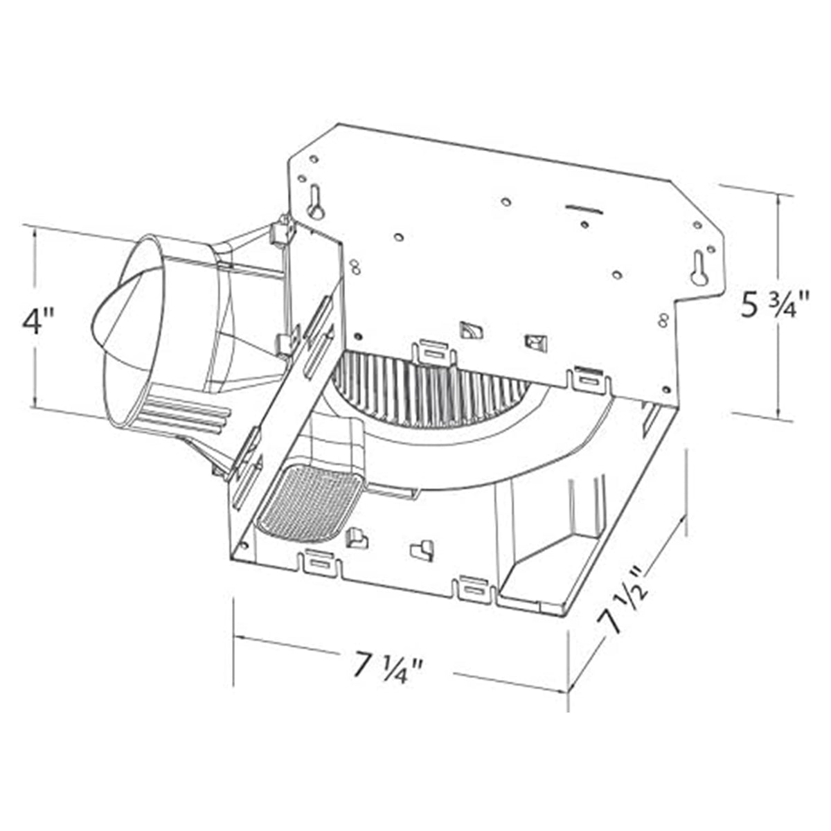 Delta Breez Integrity Exhaust Bathroom Fan 70 CFM with Bluetooth Speaker, White