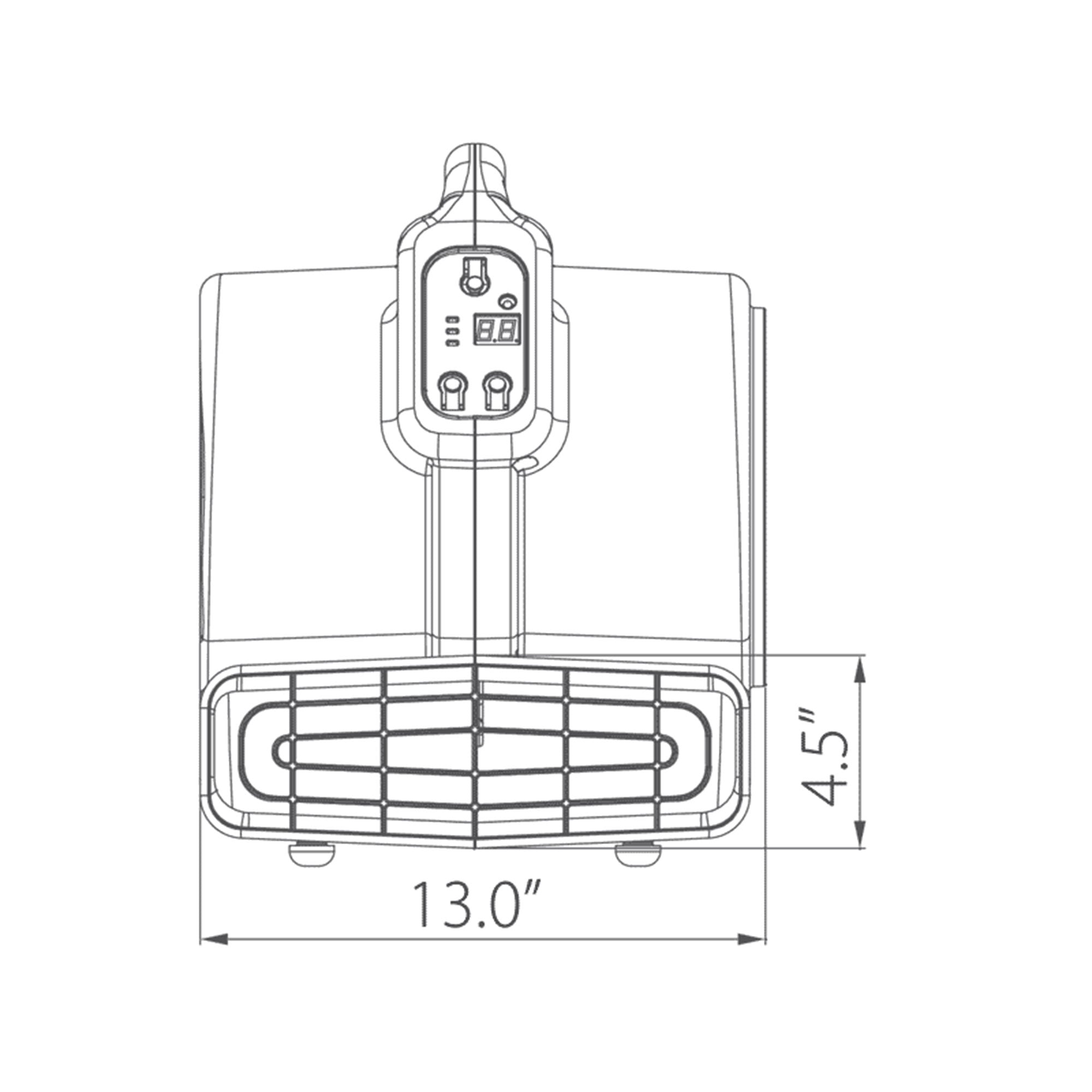 Delta Breez AirMover Powerful 3 Speed Quiet Operation Dryer Fan, 1200 CFM, Blue