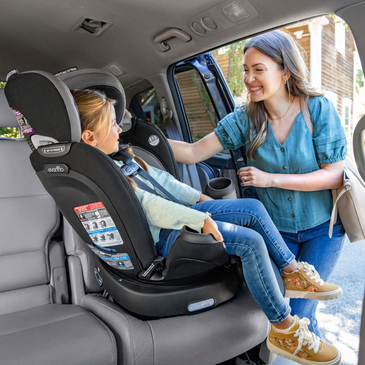 Evenflo Revolve360 Extend Rotational Convertible Child Car Seat, Rockland Green - VMInnovations