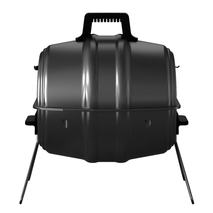 Americana Grills Keg A Que Charcoal BBQ Portable Grill, 186 Square Inch, Black
