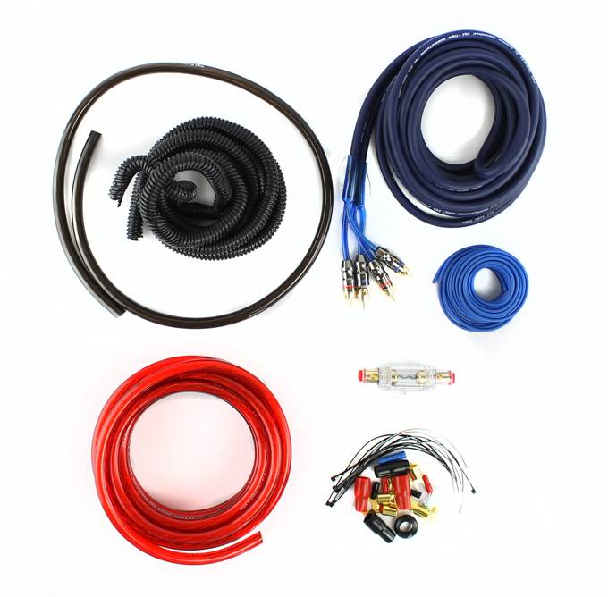 STINGER AWK-4000-DSF 1200W 8-Gauge Ga Amplifier Car Amp Wiring Kit AWK4000DSF