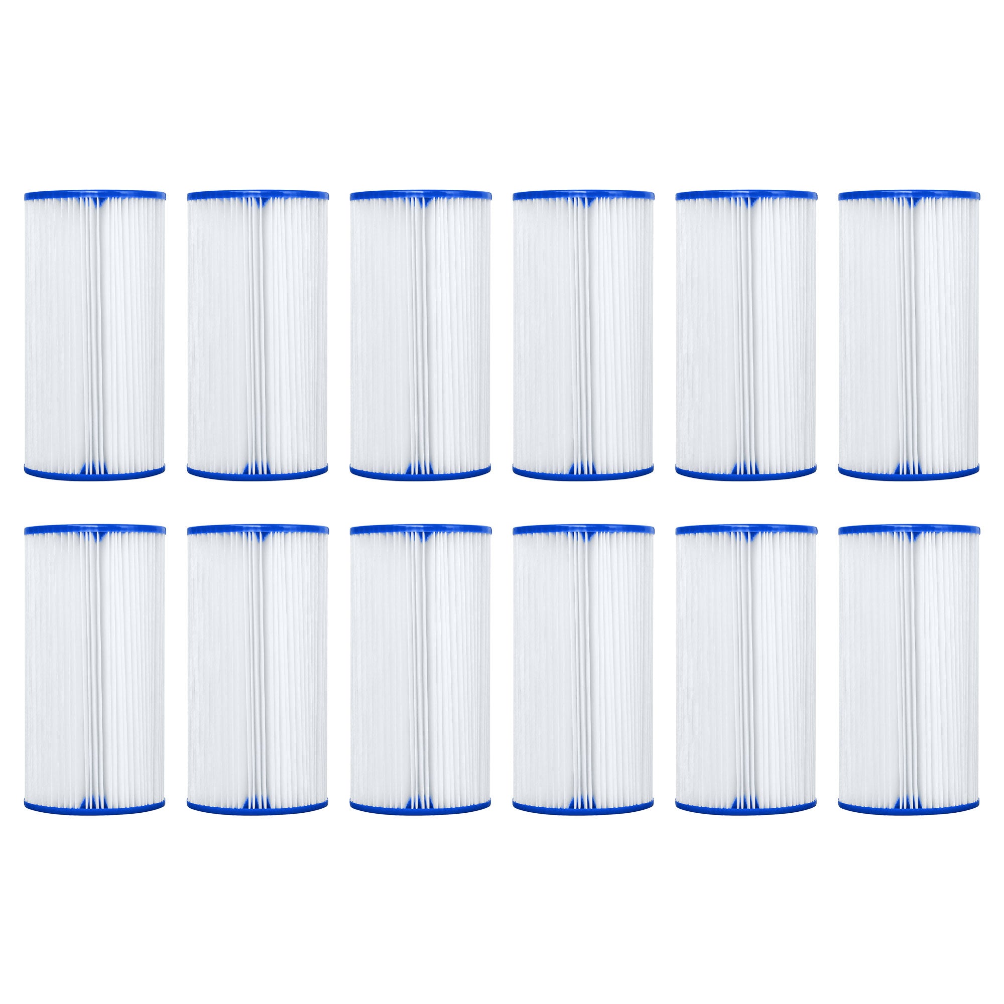 Bestway 4.2 x8 Inch Type III-A/C Filter Cartridge Swimming Pool Pump, 12 Pack - VMInnovations