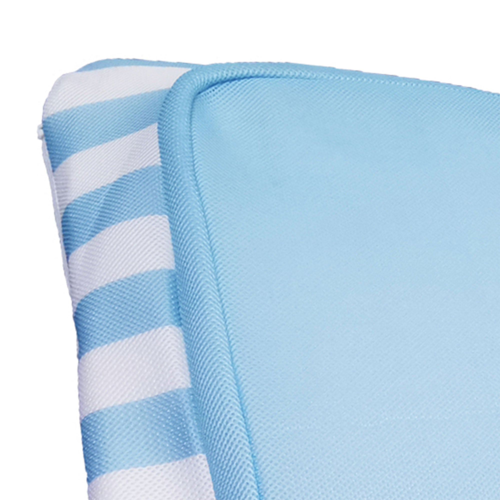 Comfy Floats No Inflate Sun Bed Water Lounger Pool Float w/Pillow, Blue (3 Pack) - VMInnovations