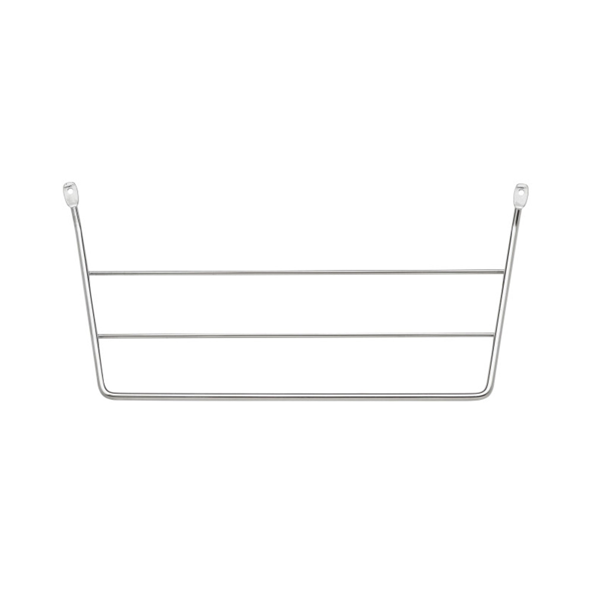 Rev-A-Shelf Kitchen & Bathroom Undersink Door Mount Towel Bar, 2 Pack, Chrome - VMInnovations