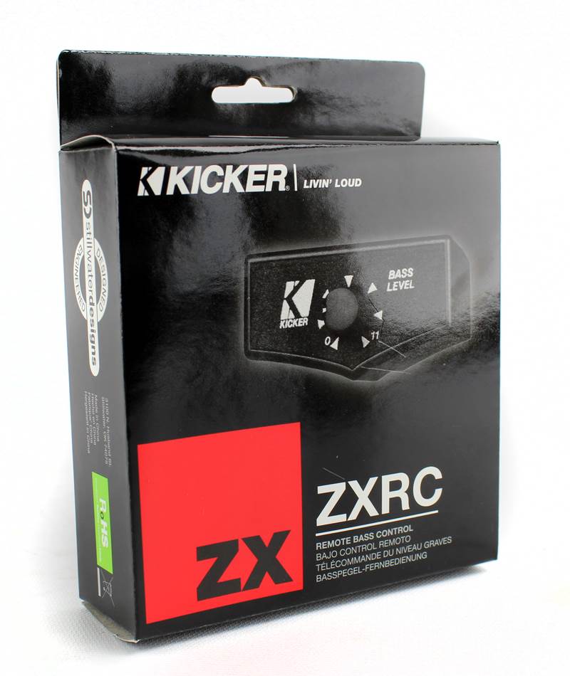 KICKER ZXRC Bass Remote Control Knob For ZX Amplifiers Amps 10ZXRC - Used