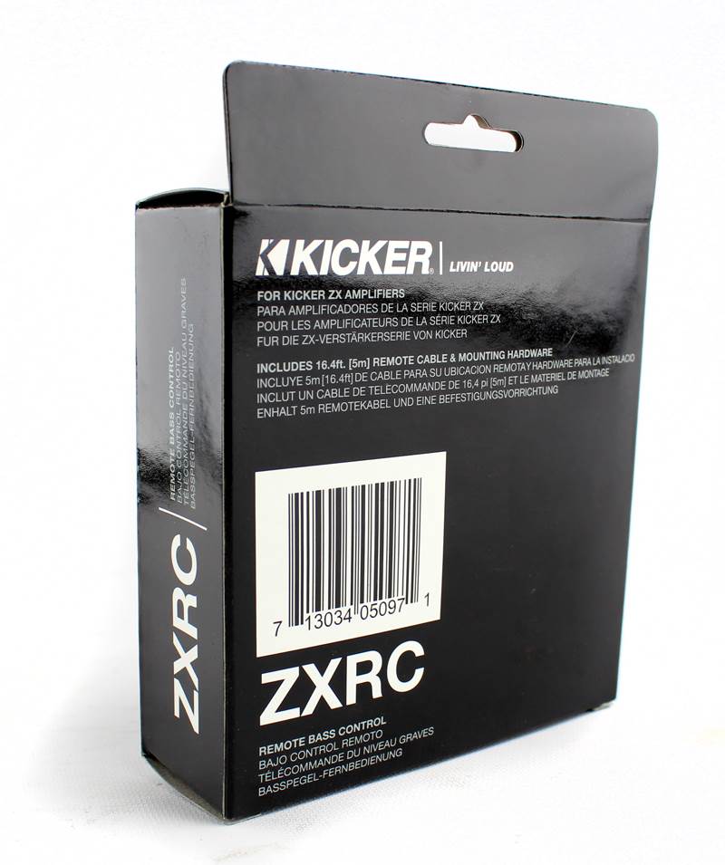 KICKER ZXRC Bass Remote Control Knob For ZX Amplifiers Amps 10ZXRC - Used