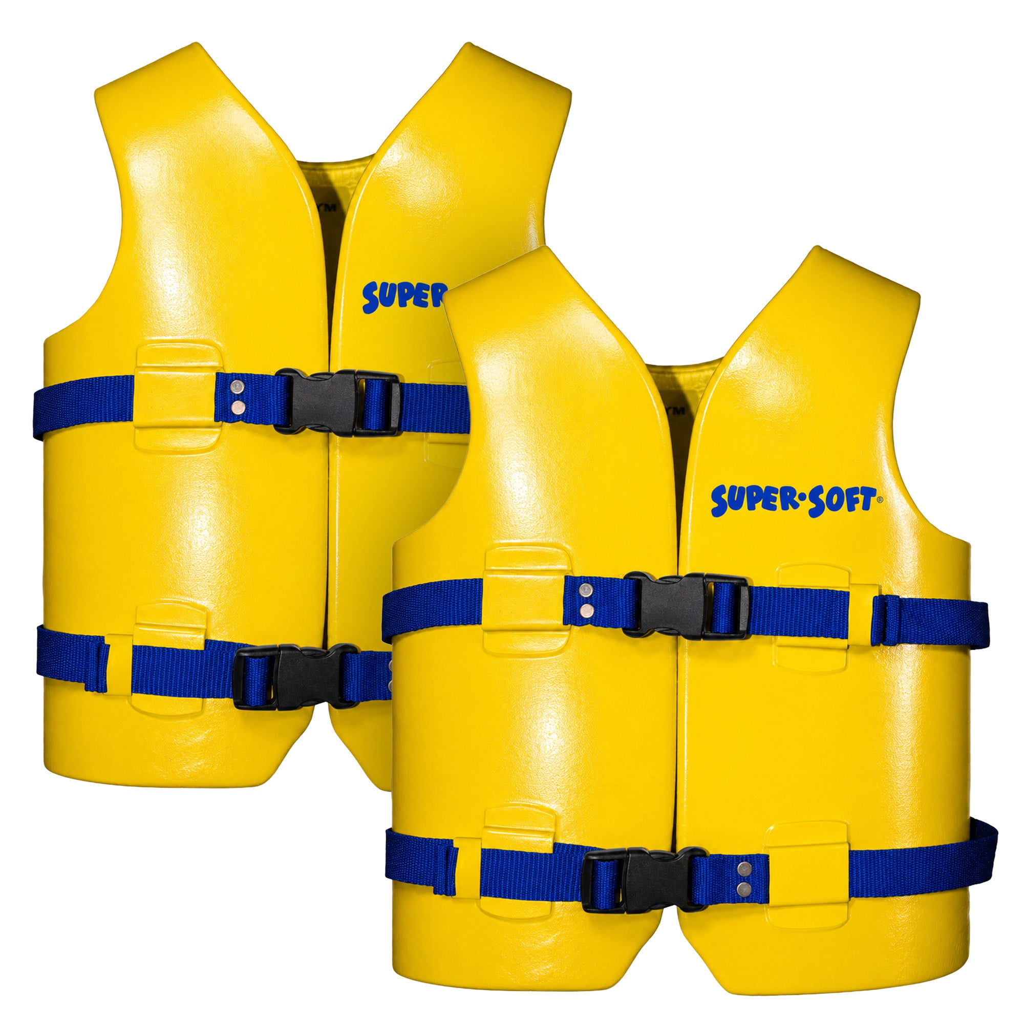 TRC Recreation Super Soft Child Life Jacket Safety Vest, Medium, 2 Pack, Yellow