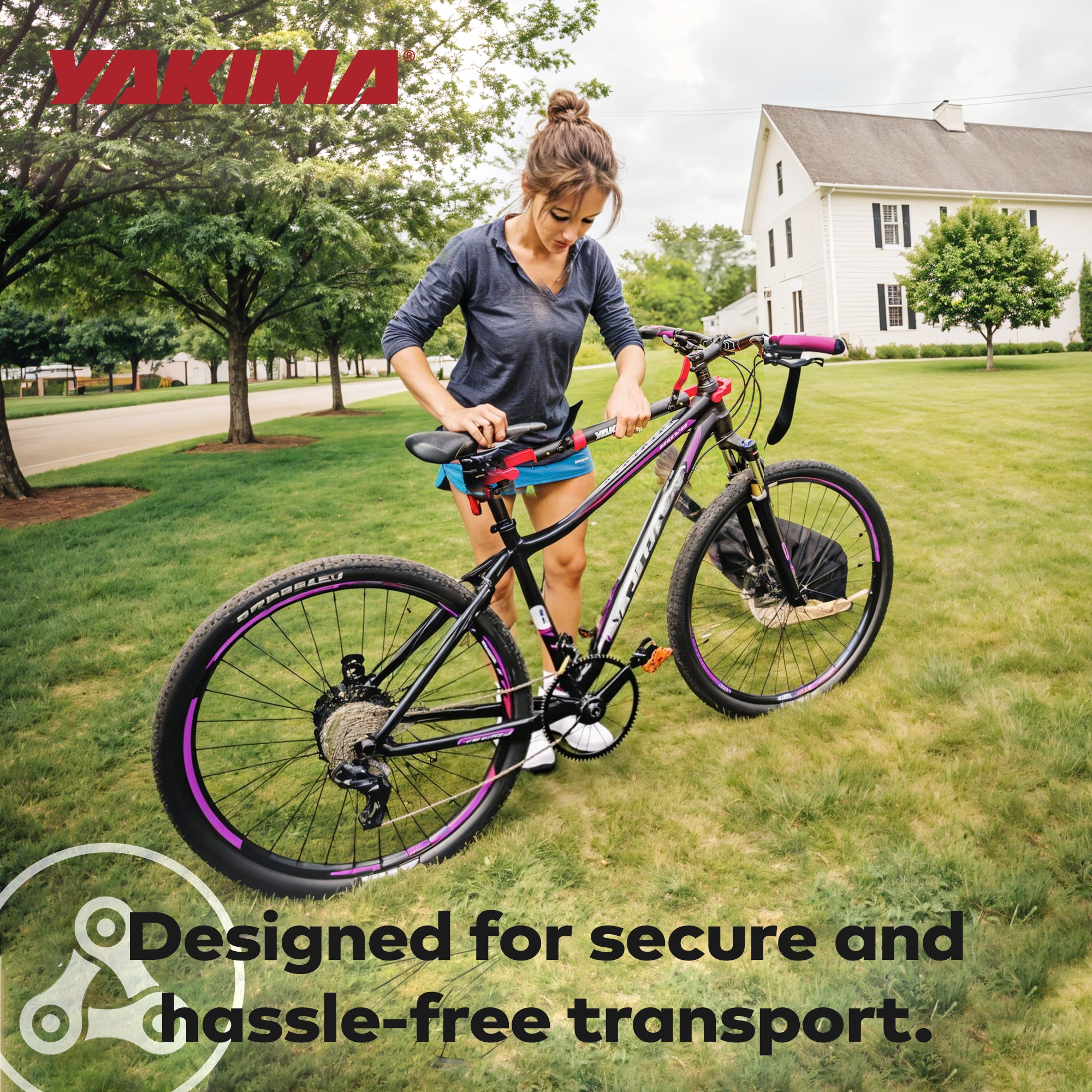 Yakima TubeTop Hitch Mounted Bike Rack with Seat Post Mounting Type, 2 Pack - VMInnovations