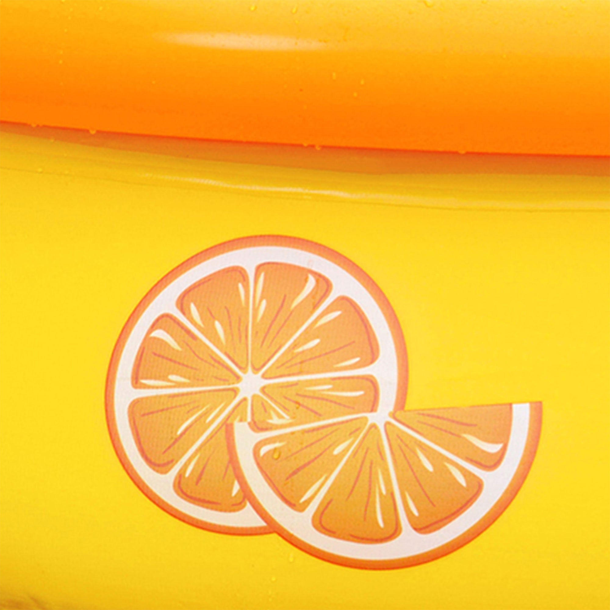 JLeisure 5' x 16.5" 3D Inflatable Outdoor Backyard Kiddie Pool, 6 Pack, Orange - VMInnovations