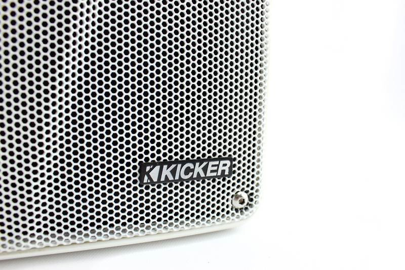 KICKER KB6000 6.5" White Full Range Indoor/Outdoor/Marine Speakers (Open Box)