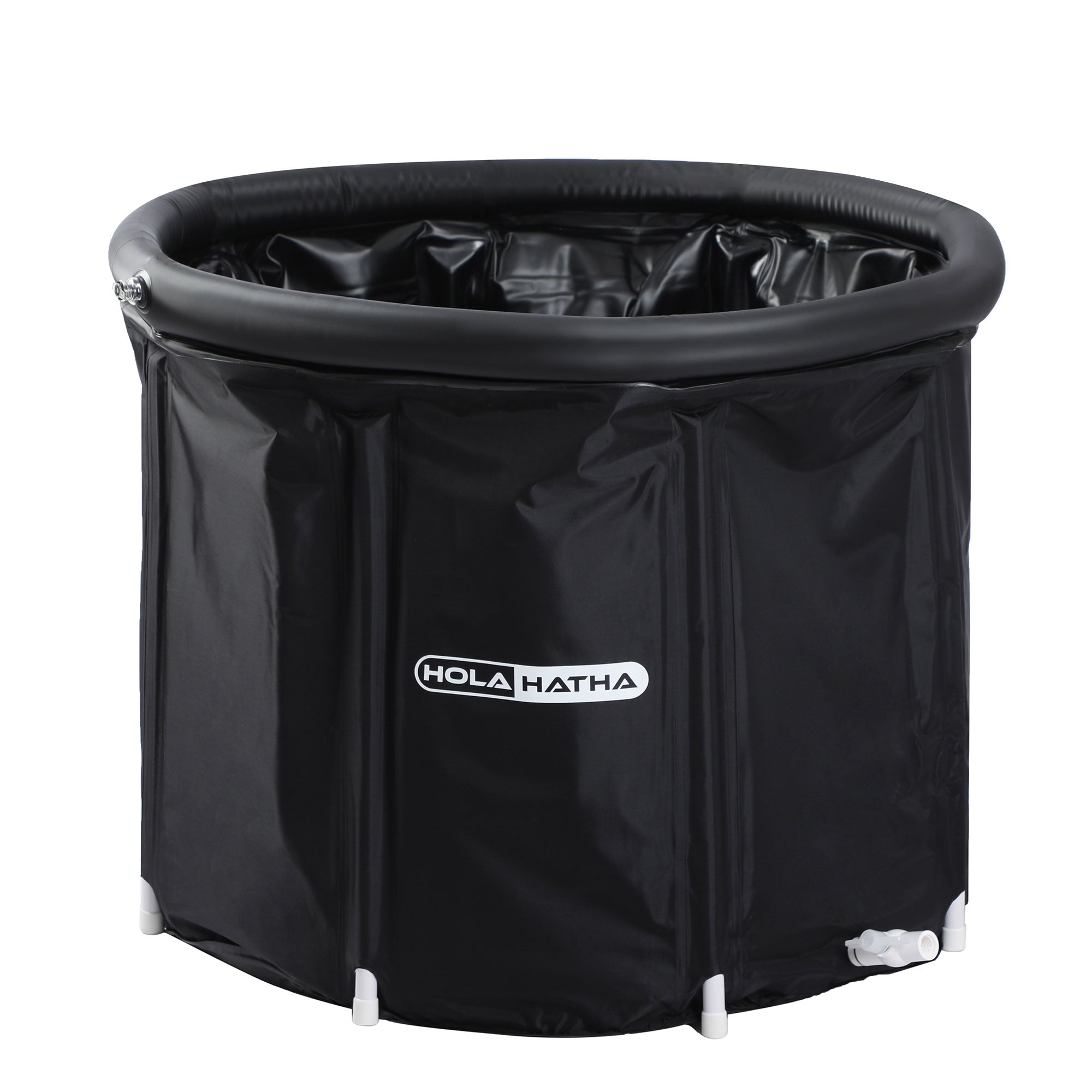 HolaHatha 120 Gal Water Ice Bath Tub, Portable Plunge Recovery Tub w/Lid (Used) - VMInnovations