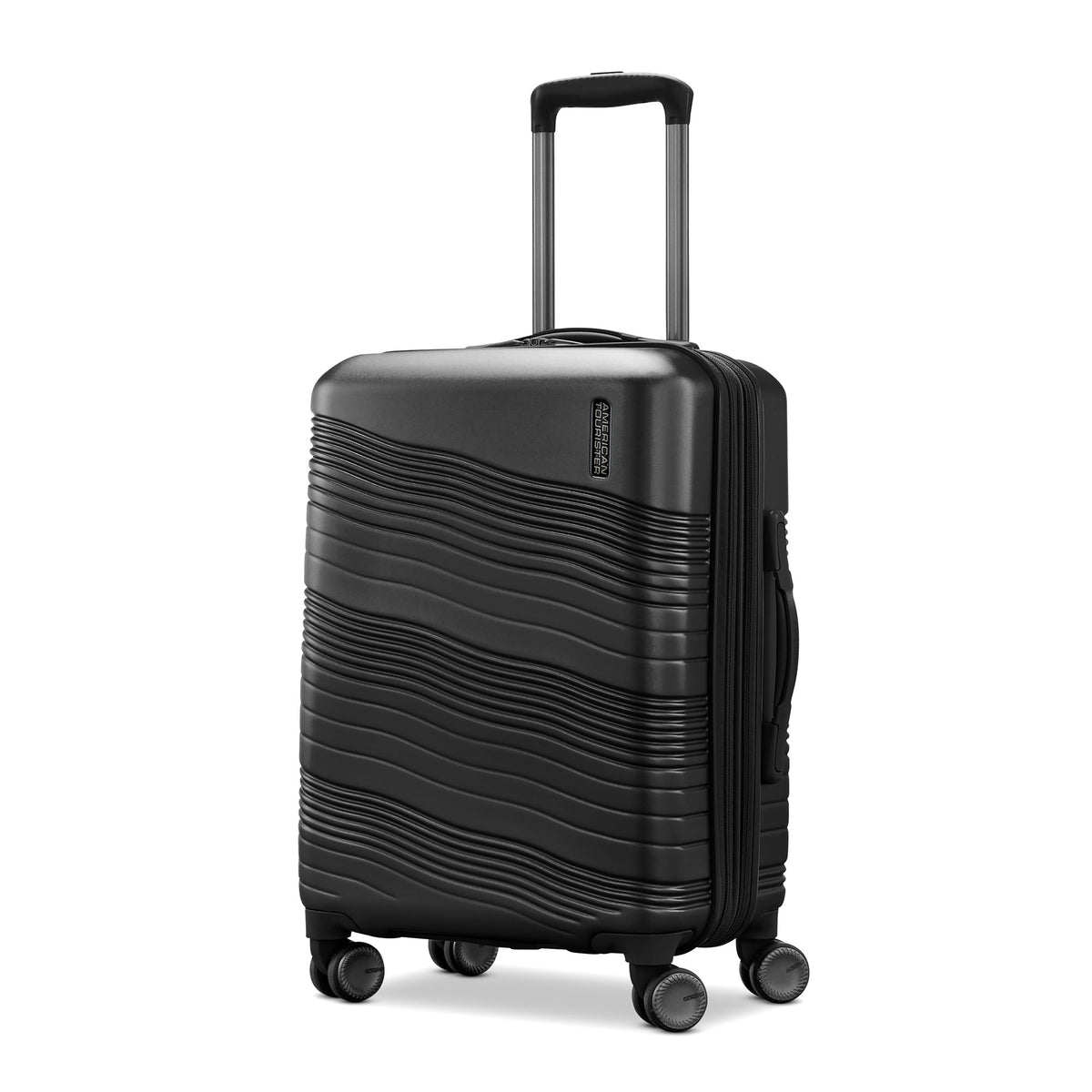 American Tourister ColorLite II 2 Piece Hard Side Luggage Set with Wheels, Black