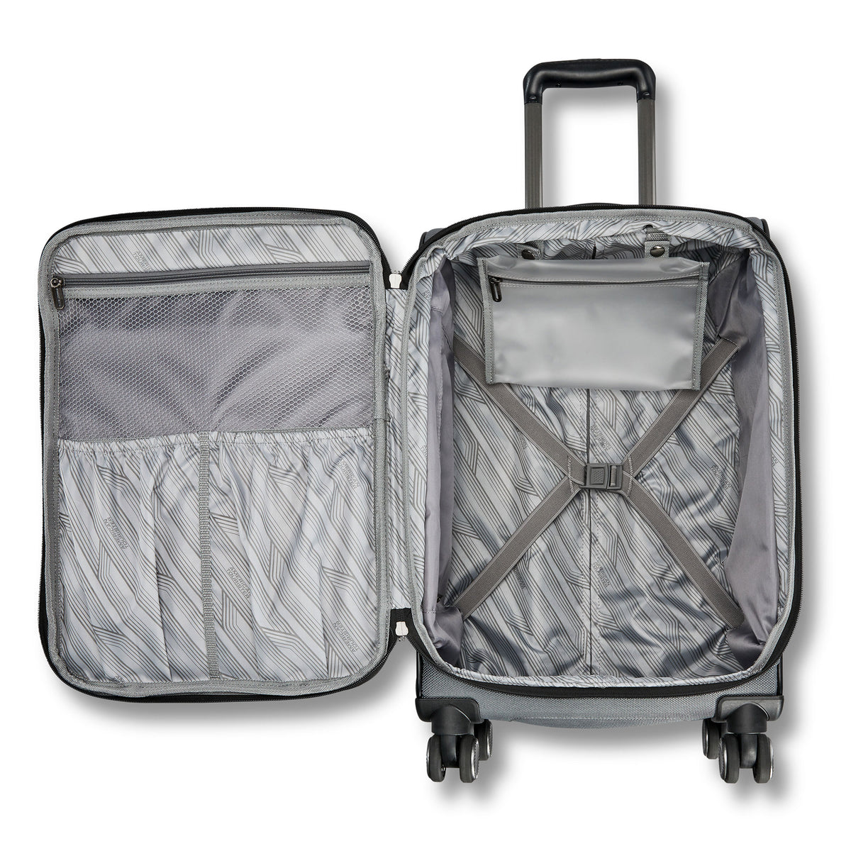 American Tourister Dash XLT 2 Piece Carry On and Large Spinner Luggage, Graphite