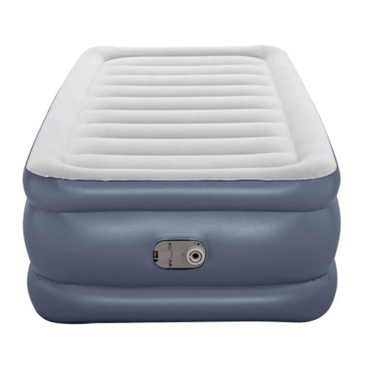 Bestway Tritech Air Mattress Inflatable Twin-Sized Bed with Built-In AC Pump - VMInnovations