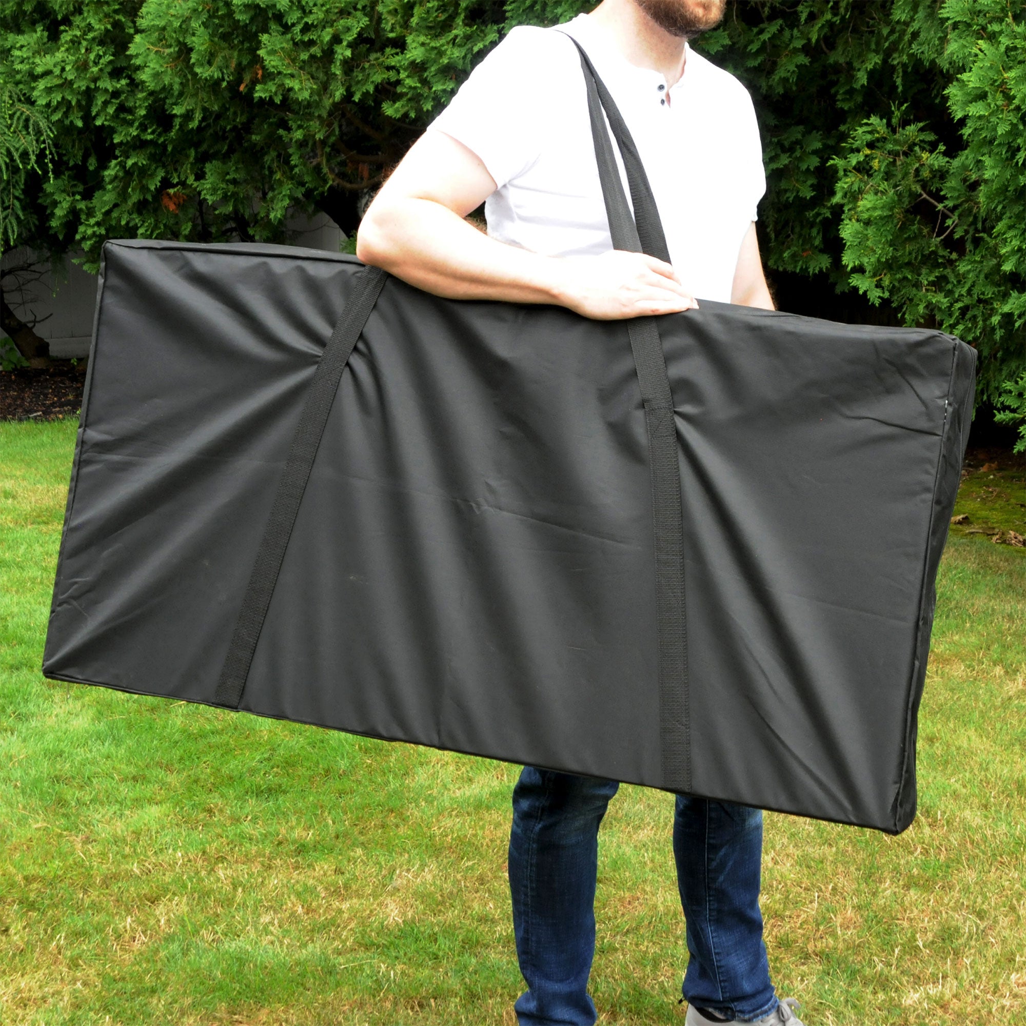 Driveway Games Traditional Wood Cornhole Game w/ All Weather Storage Bag, 4'x2'