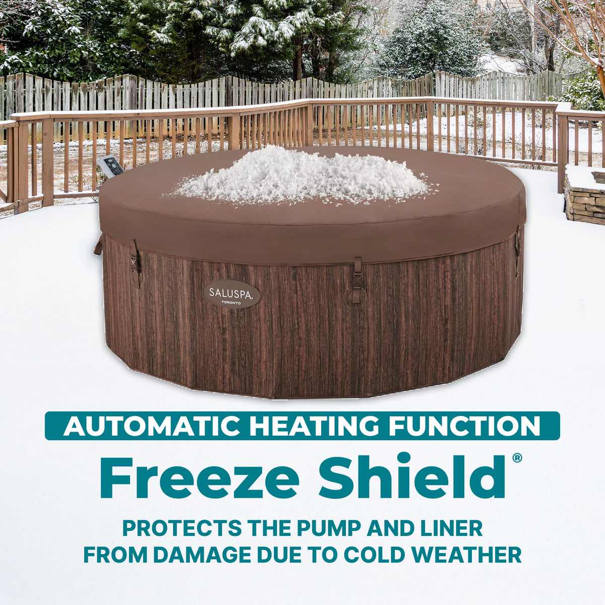 Bestway Toronto 5-7 Person Energy-Efficient AirJet Hot Tub, App (Open Box) - VMInnovations