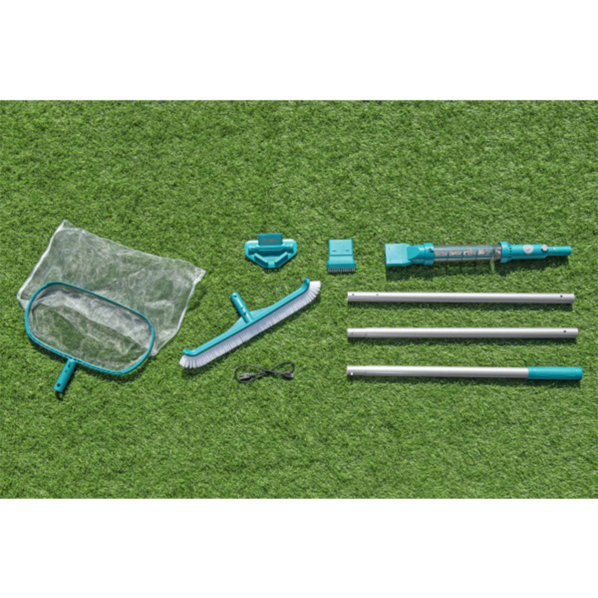 Bestway AquaSurge Swimming Pool Maintenance Accessory Kit with Vacuum (Open Box) - VMInnovations