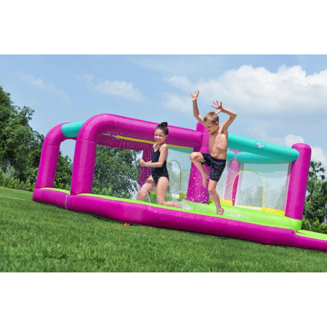Bestway H2OGO! Bouncin' Bay Kids Inflatable Mega Water Park Outdoor Splash Pool - VMInnovations