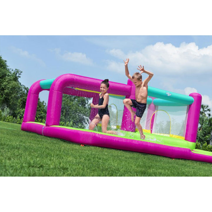 Bestway H2OGO! Bouncin' Bay Kids Inflatable Mega Water Park Outdoor Splash Pool - VMInnovations