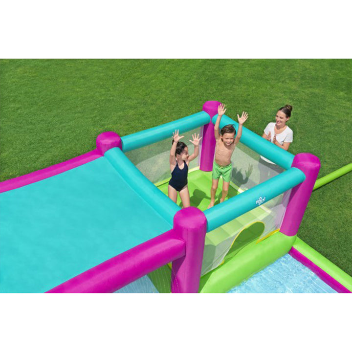Bestway H2OGO! Bouncin' Bay Kids Inflatable Mega Water Park Outdoor Splash Pool - VMInnovations