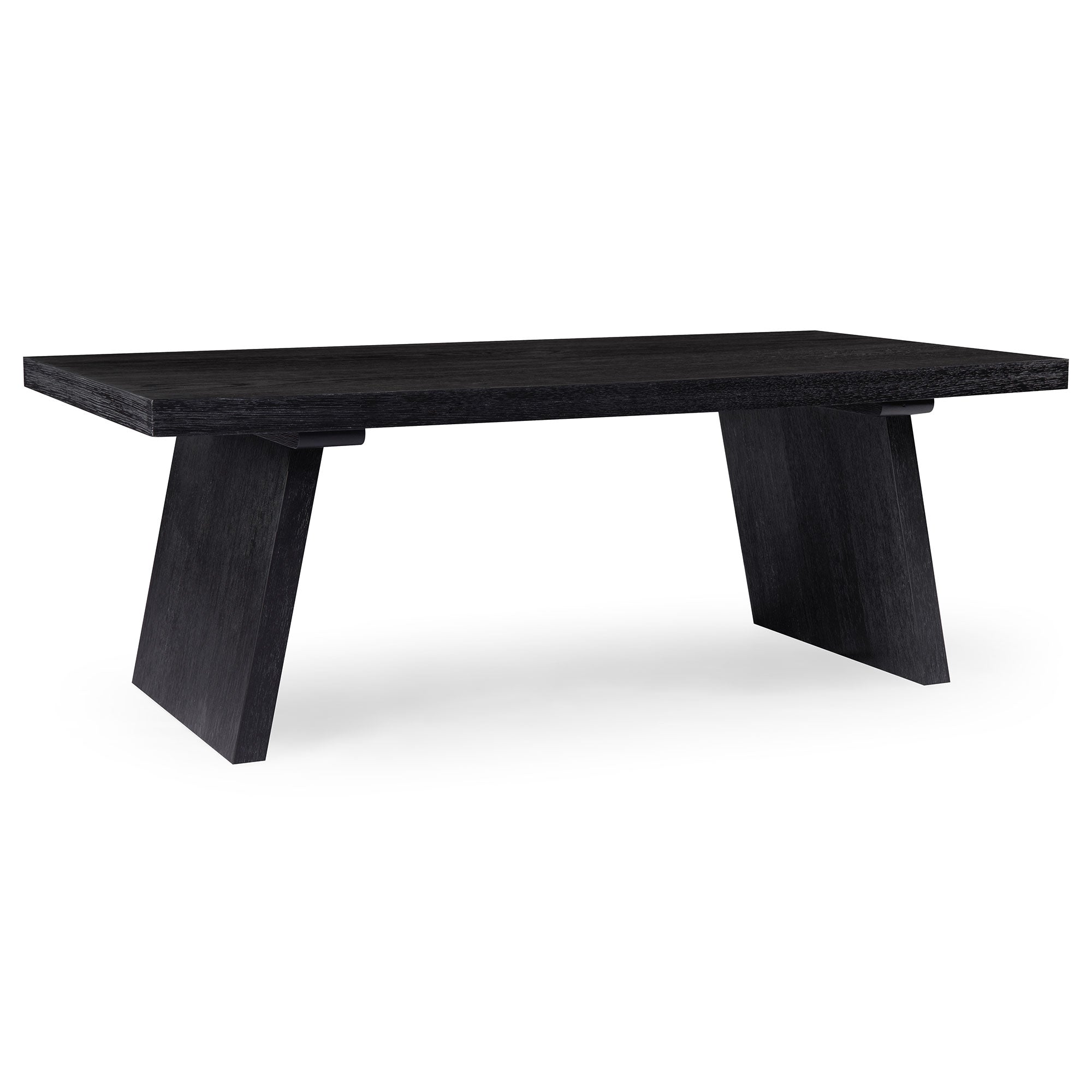 MARCELLA CONTEMPORARY WOODEN COFFEE TABLE IN AGED BLACK - VMInnovations