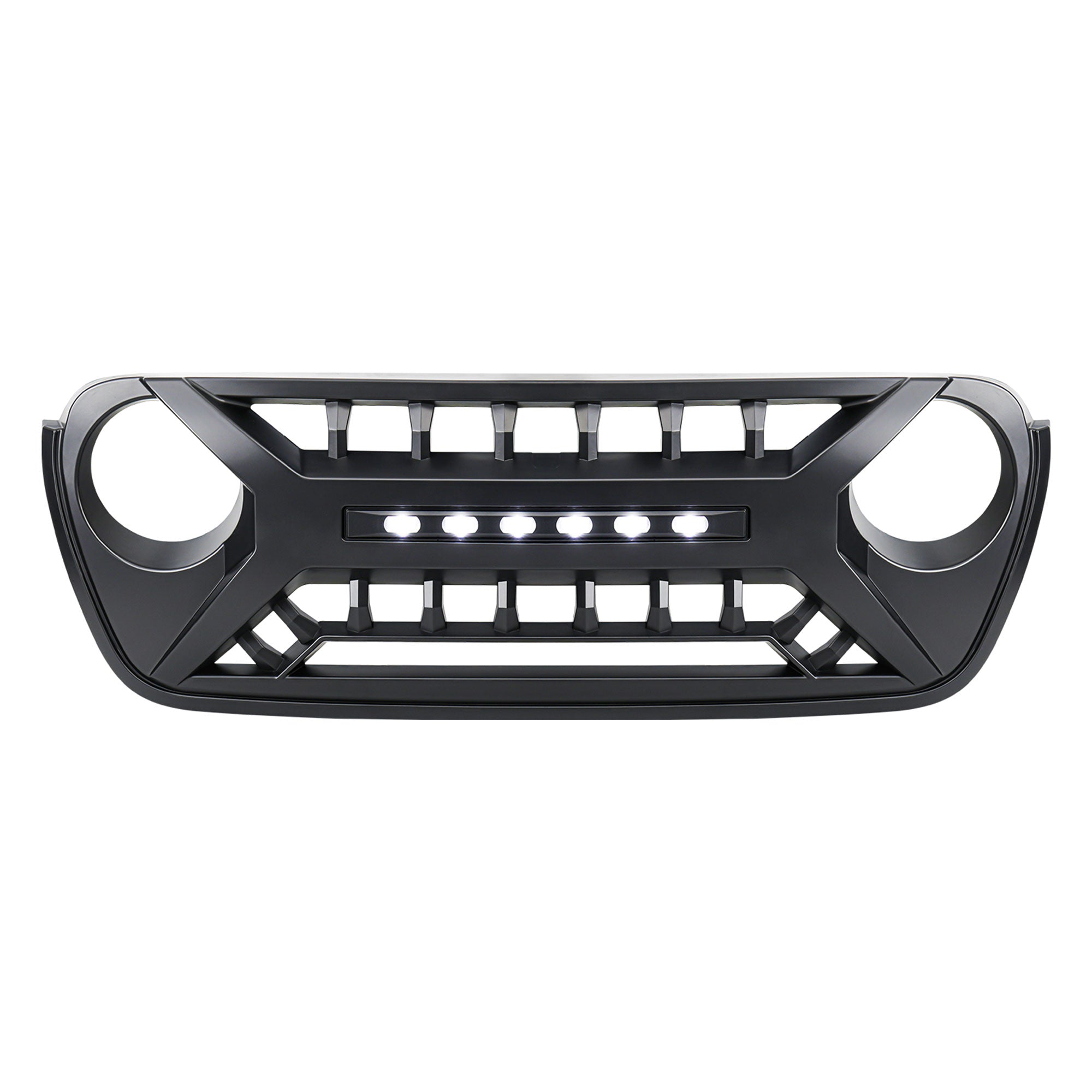 AMERICAN MODIFIED Grille w/Lights for 2018-2023 Jeep Wrangler JL & Gladiator JT - VMInnovations