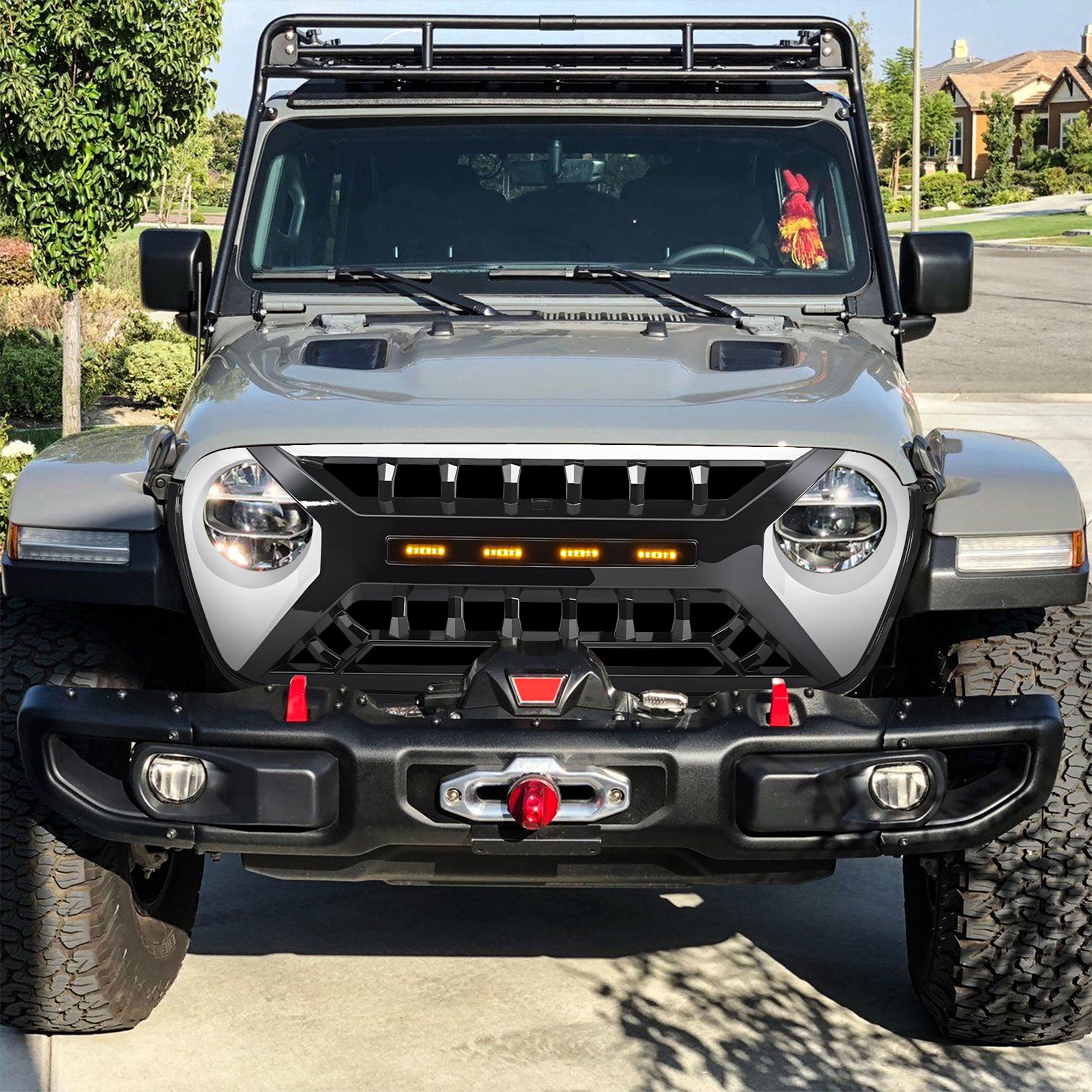 AMERICAN MODIFIED w/Lights for 18-23 Jeep Wrangler JL & Gladiator JT (Open Box)