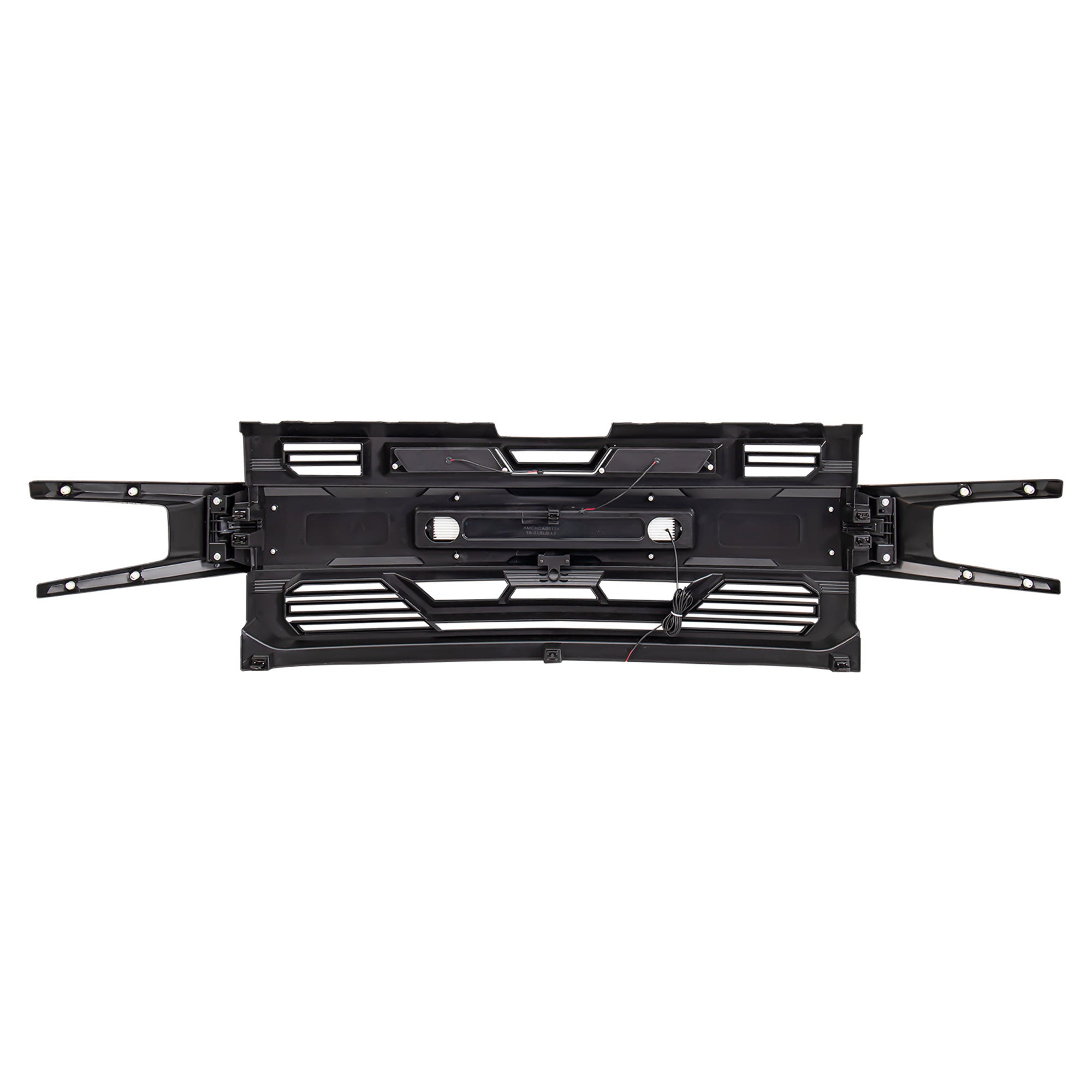 AMERICAN MODIFIED Armor Grille for 2019-2021 Chevy Silverado 1500, Matte Black - VMInnovations