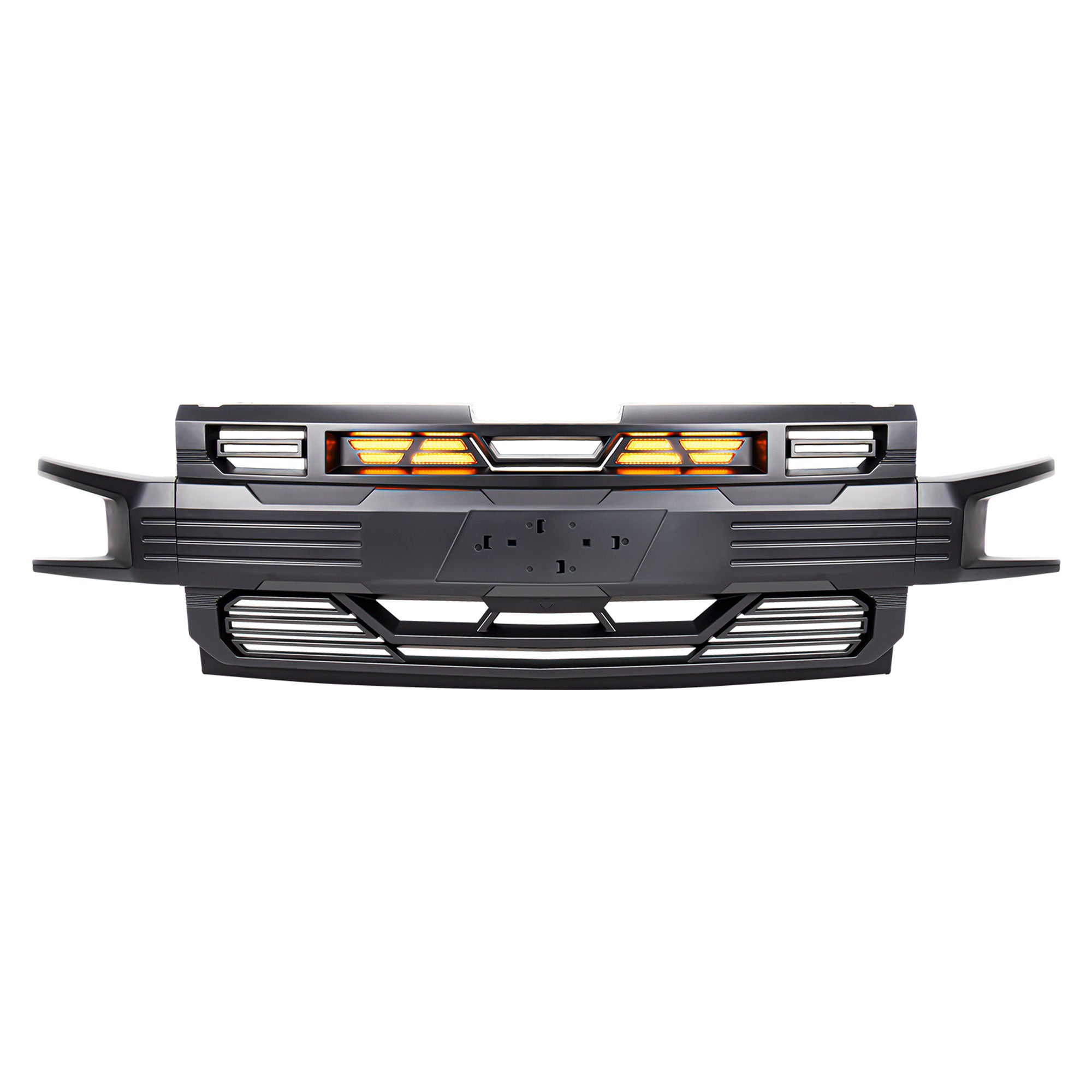 American Modified Armor Grille for 2019-21 Chevy Silverado 1500 Black(Open Box) - VMInnovations