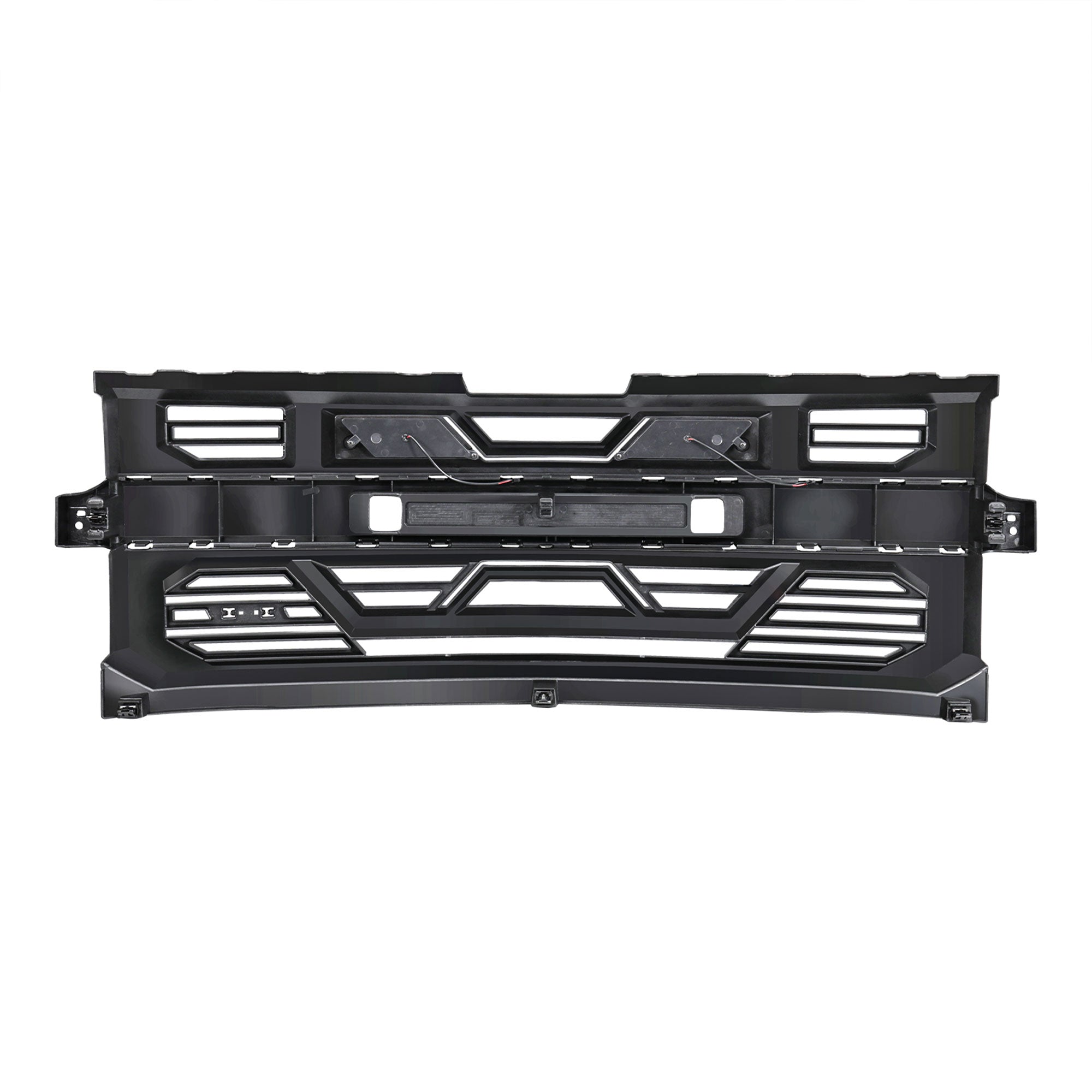 AMERICAN MODIFIED Grille w/Lights for 19-21 Chevy Silverado 1500 Black(Open Box) - VMInnovations