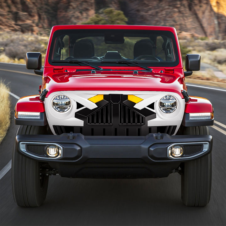 AMERICAN MODIFIED Grille for 2018+ Jeep Wrangler JL, 2020+ Gladiator JT w/Camera - VMInnovations