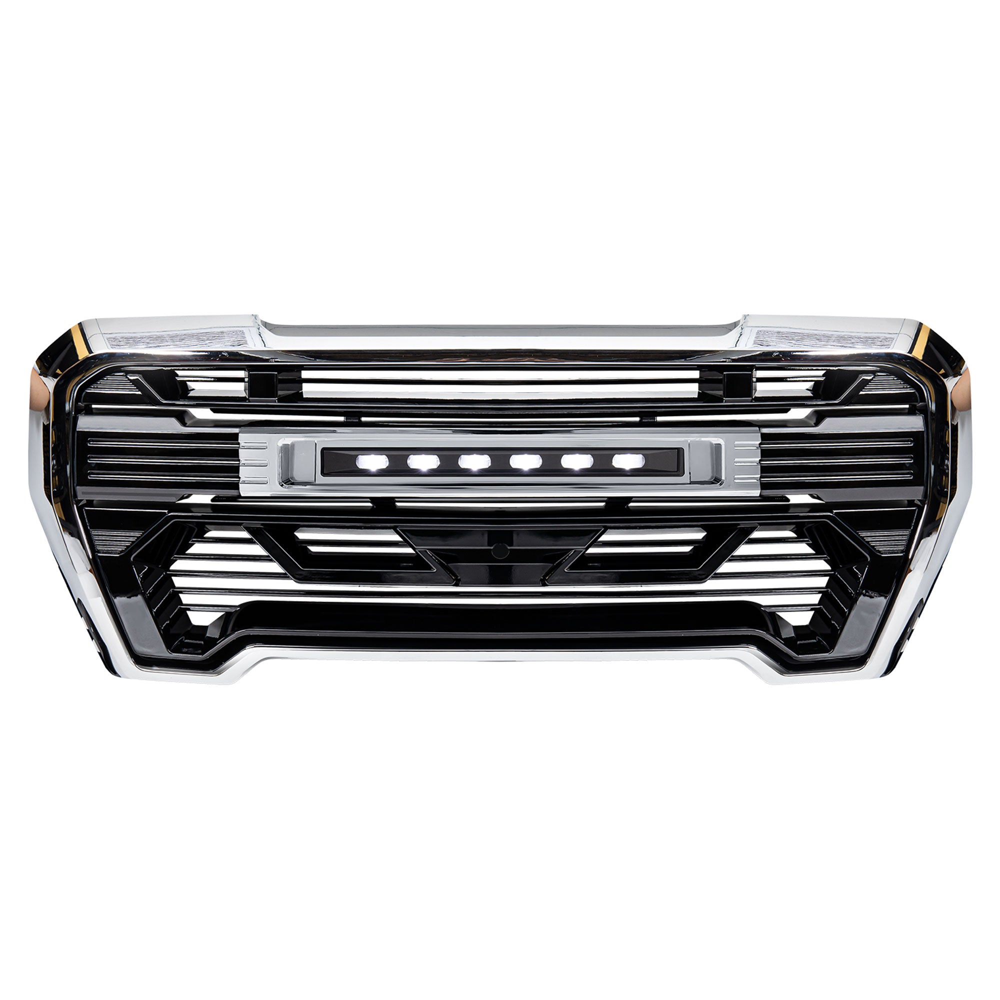 AMERICAN MODIFIED Grille w/Lights for 2019-21 GMC Sierra 1500 Base,SLE&SLT(Used) - VMInnovations