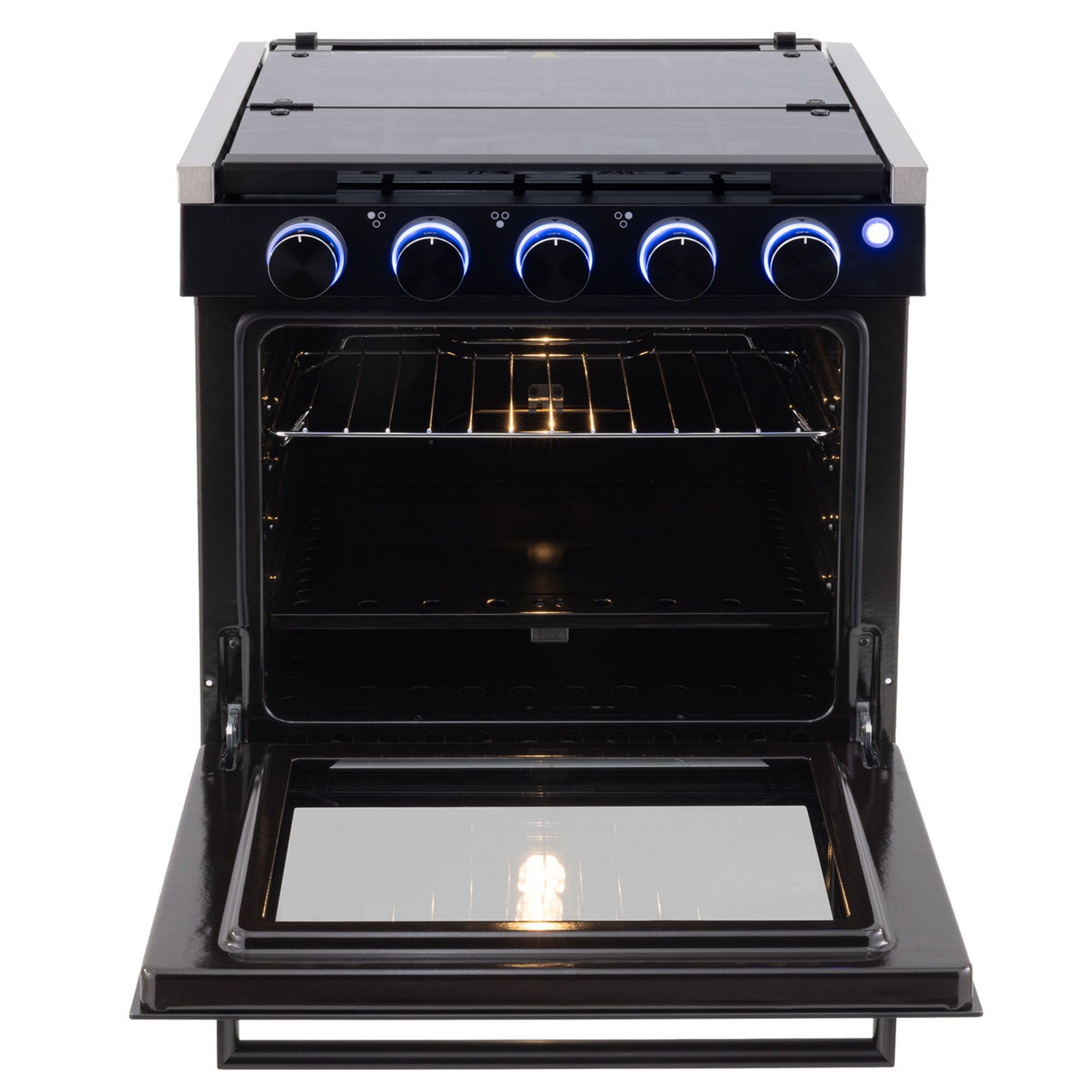 RecPro 17" Tall 3 Burner Propane RV Stove Gas Range without Range Hood (Used) - VMInnovations