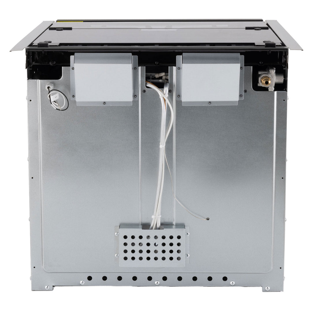 RecPro 21" Tall 3 Burner Propane RV Stove Gas Range without Range Hood, Black - VMInnovations