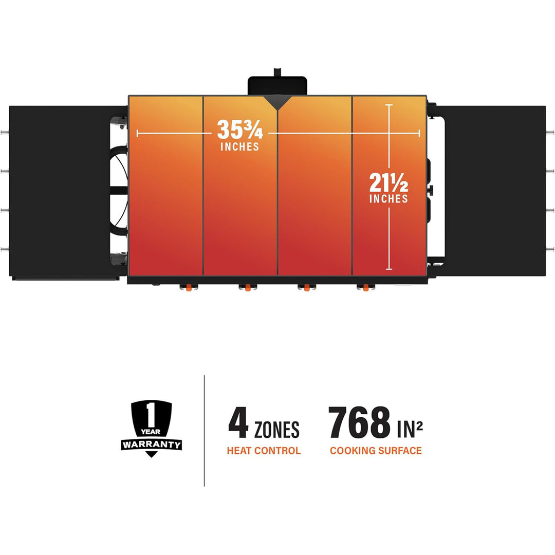 Blackstone 36" Omnivore Griddle w/ Hard Cover, Propane Gas Outdoor Cooking Stove - VMInnovations