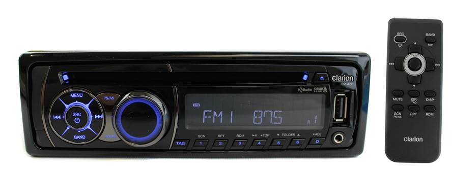 Clarion CZ401 In Dash CD/MP3 Car Audio Player w/USB AUX iPod Receiver