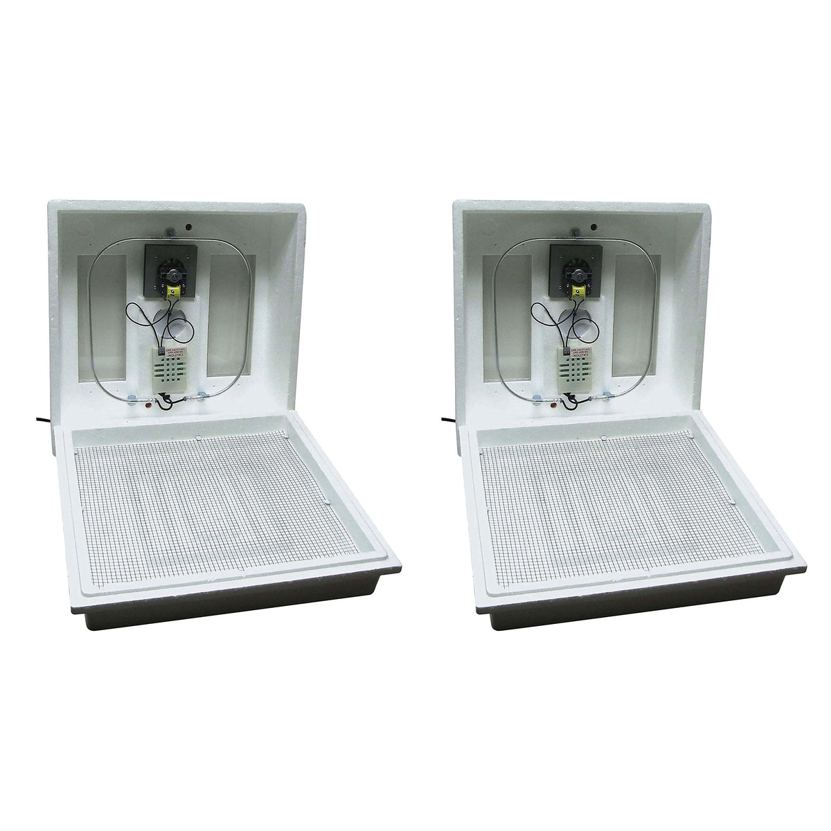 Farm Innovators 40W Digital Circulated Air Incubator for Up to 4 Eggs (2 Pack)