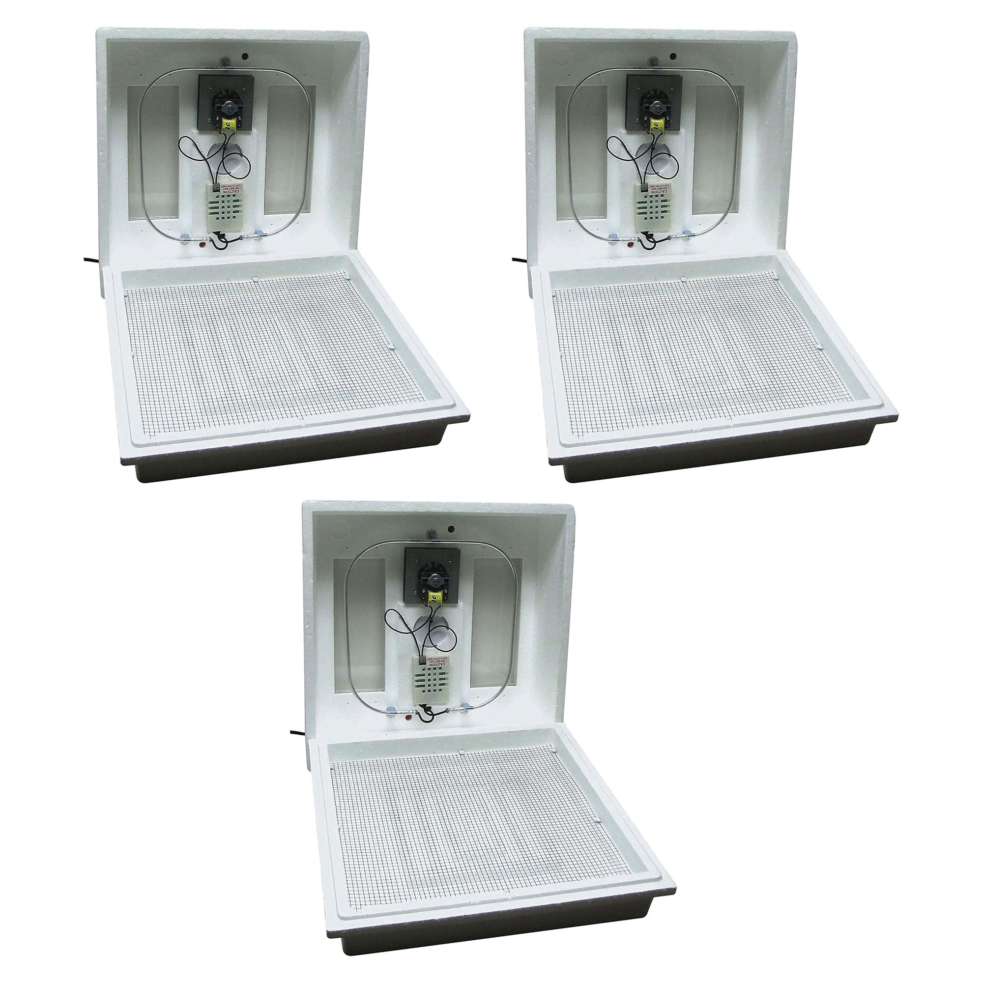 Farm Innovators 40W Digital Circulated Air Incubator for Up to 4 Eggs (3 Pack) - VMInnovations