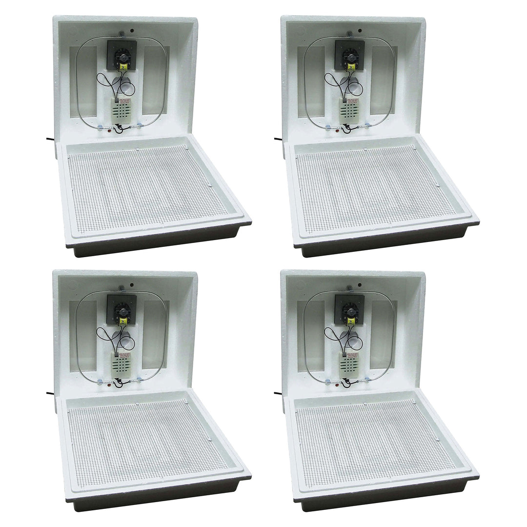Farm Innovators 40W Digital Circulated Air Incubator for Up to 4 Eggs (4 Pack)