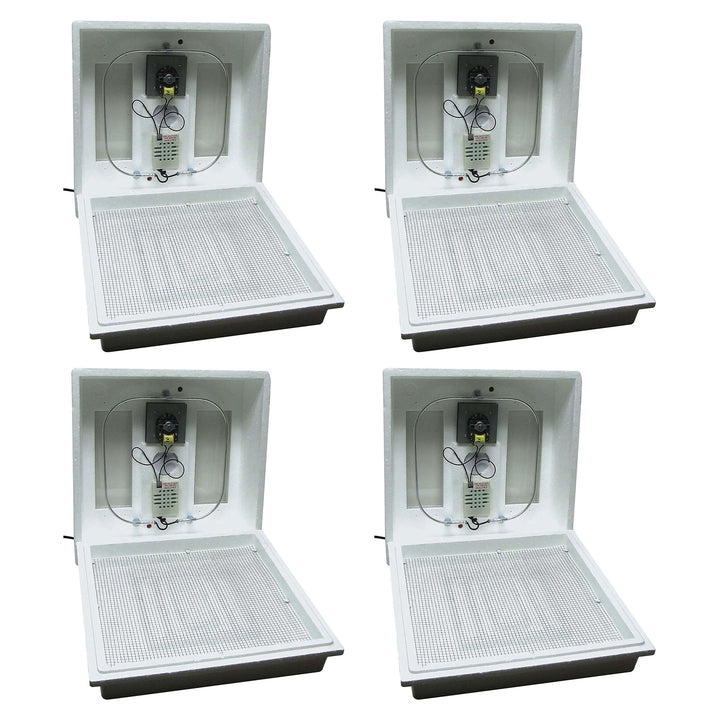 Farm Innovators 40W Digital Circulated Air Incubator for Up to 4 Eggs (4 Pack)