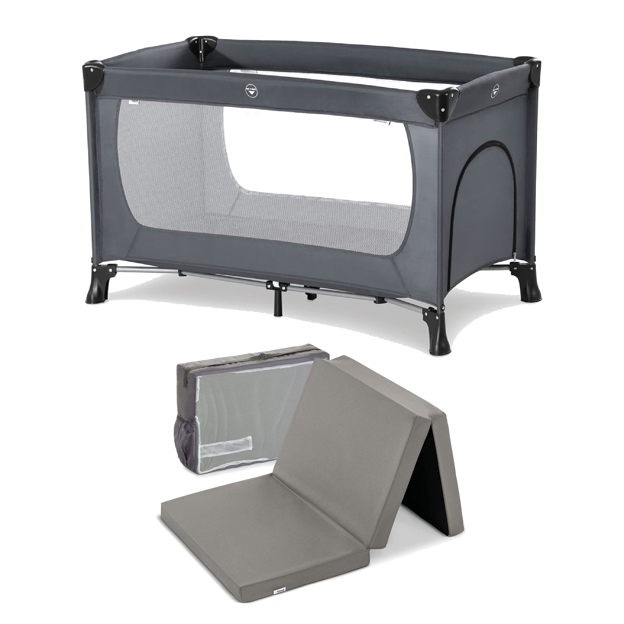 hauck Dream N Play Plus Foldable Travel Bed with Foldable Portable Foam Pad - VMInnovations