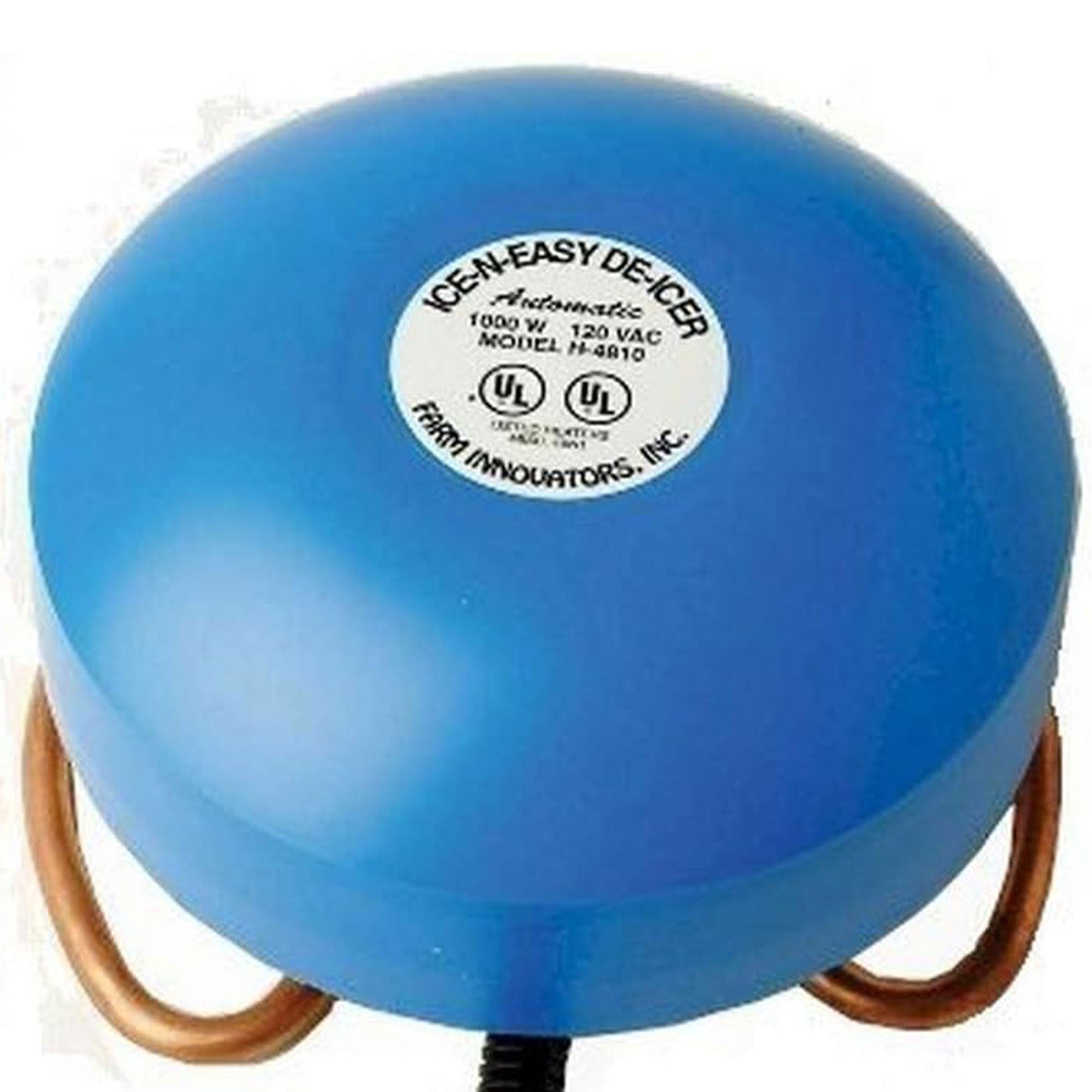 Farm Innovators Economical 1000 Watt Floating Metal Tank De-Icer, 4 Pack, Blue - VMInnovations