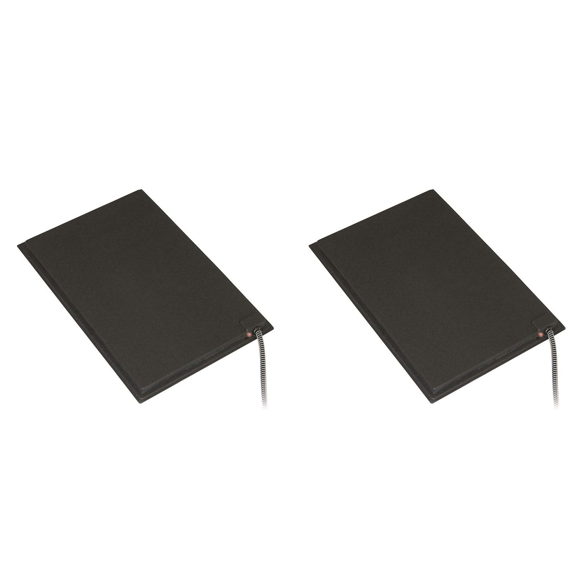 Farm Innovators 100 Watt Large Plastic Heated Pet Mat with Fleece Cover, 2 Pack