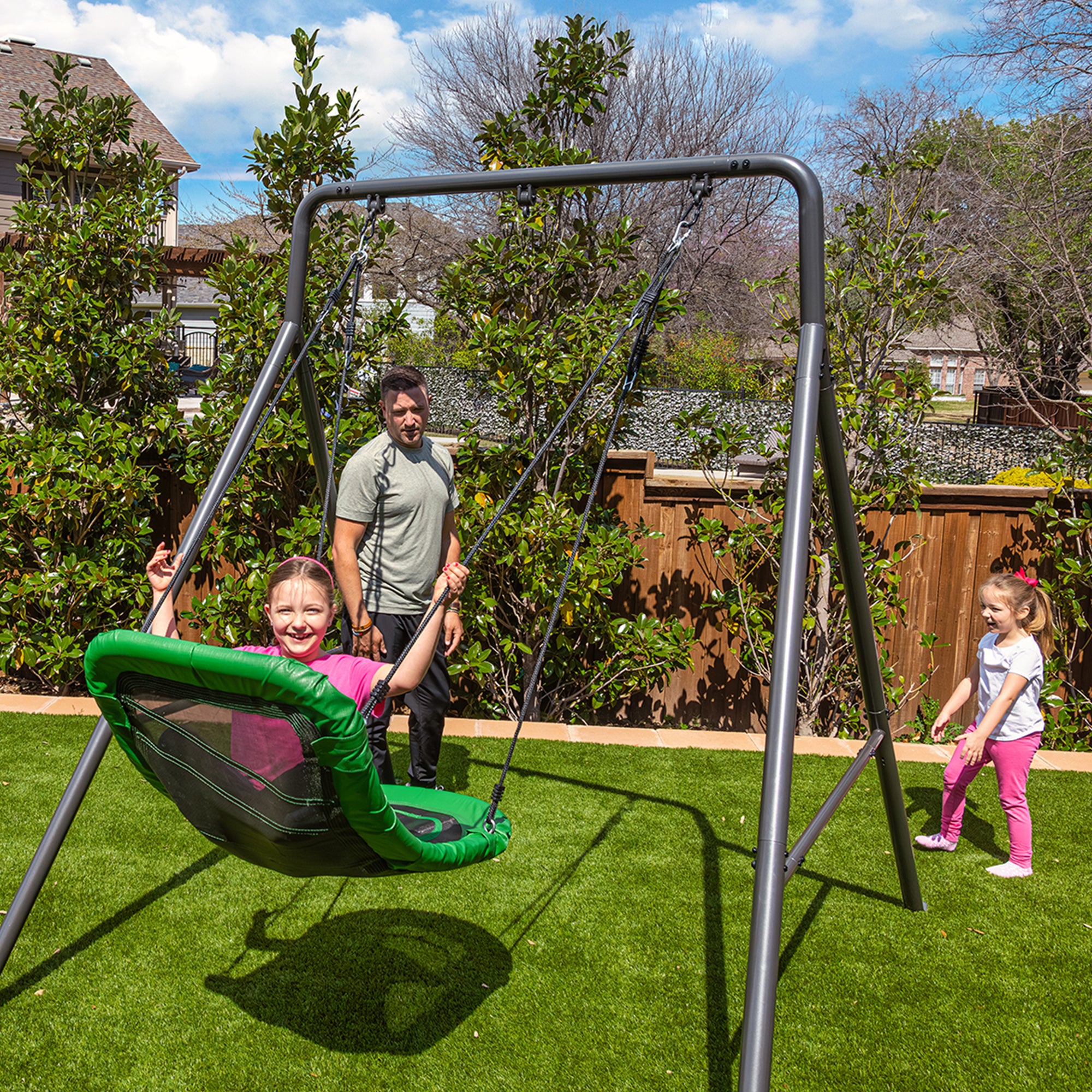 gobaplay Boat Swing, 53" x 25" Platform Saucer, (Swingset Frame Not Included)