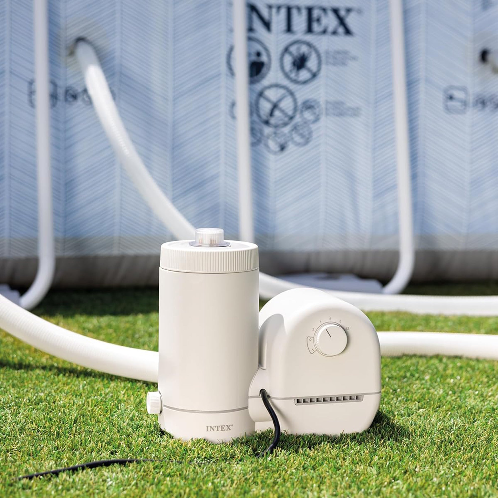 INTEX C1500 Cartridge Filter Pump for AGP: 1500 GPH Pump Flow Rate (For Parts)