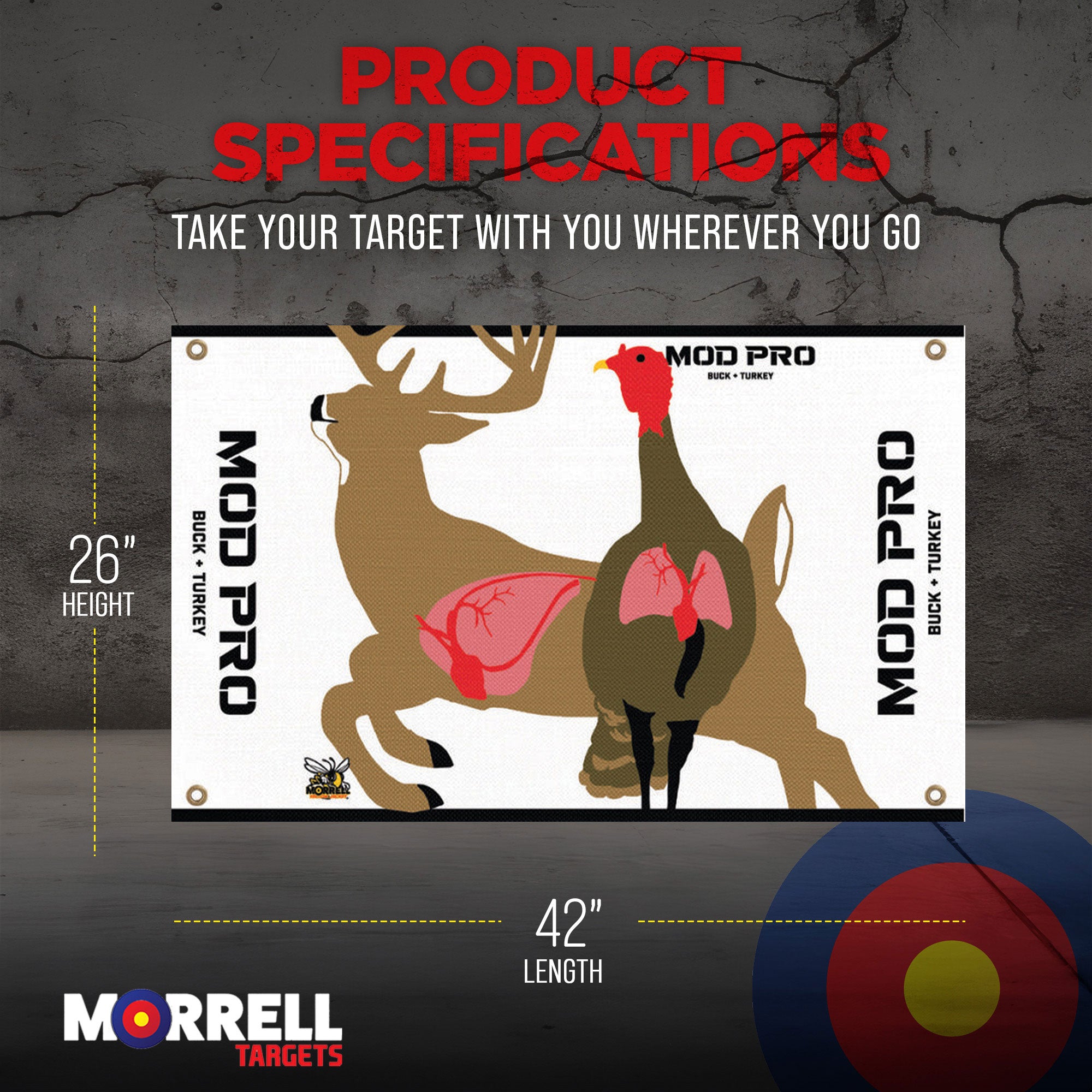 Morrell Yellow Jacket MOD Pro Buck & Turkey Wrap w/Hook & Loop Attachment, 2 Pk - VMInnovations