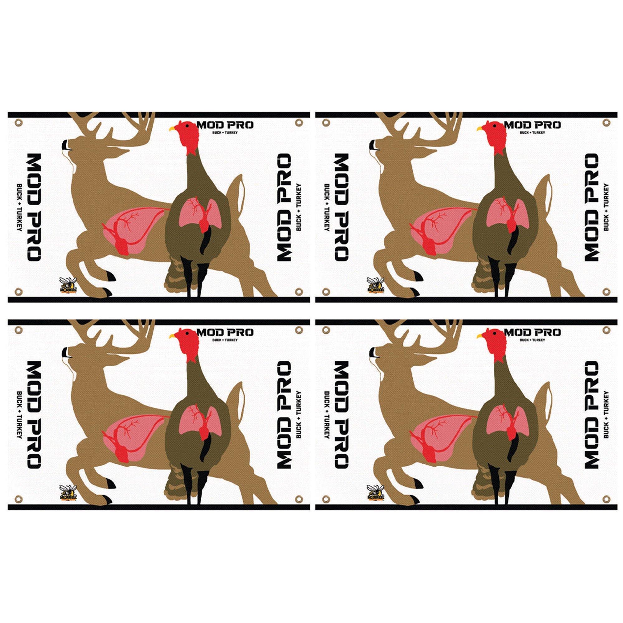 Morrell Yellow Jacket MOD Pro Buck & Turkey Wrap w/Hook & Loop Attachment, 4 Pk - VMInnovations