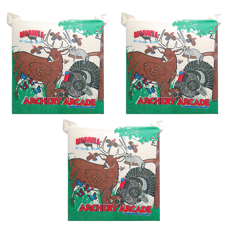Morrell Youth 18lb Arcade Field Point Archery Bag Target for 30lb Bows, 3 Pack - VMInnovations